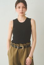 【ウィムガゼット/Whim Gazette】の【Drawing Numbers】リブニットタンク ブラック|ID: prp329100004923440 ipo3291000000036942970