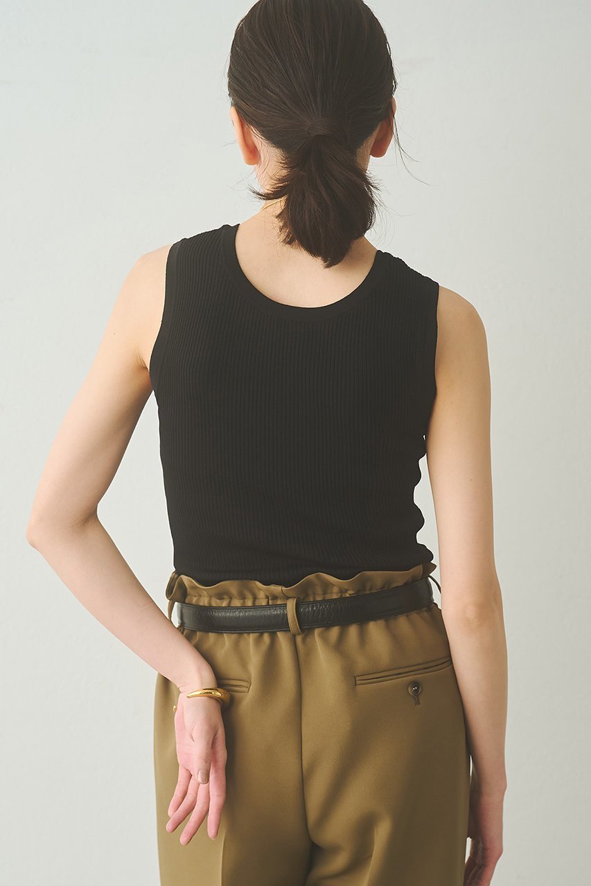 【ウィムガゼット/Whim Gazette】の【Drawing Numbers】リブニットタンク 人気、トレンドファッション・服の通販 founy(ファニー) 　ファッション　Fashion　レディースファッション　Fashion for Women　トップス・カットソー　Cut & Sew Tops　ニット　Knit Tops & Sweaters　カジュアルプルオーバー・ニットトップス　Pullovers & Knit Tops / Casual Pullovers　おすすめ　Recommended / Our Picks　インナー　Innerwear　カーディガン　Cardigan, Knitwear　ショルダー　Shoulder, Shoulder Strap　ジャケット　Jacket, Outerwear　ボトム　Bottoms, Lower Wear　リブニット　Rib Knit, Ribbed Knit　再入荷　Restock / Back in Stock　other-4|ID: prp329100004923440 ipo3291000000036942978