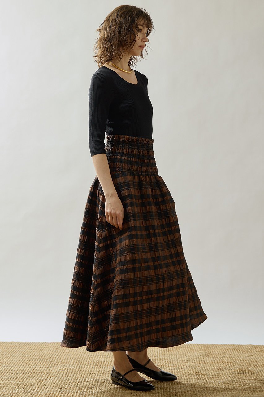 【ウィムガゼット/Whim Gazette】の【Drawing Numbers】リブハーフスリーブニット 人気、トレンドファッション・服の通販 founy(ファニー) 　ファッション　Fashion　レディースファッション　Fashion for Women　トップス・カットソー　Cut & Sew Tops　ニット　Knit Tops & Sweaters　カジュアルプルオーバー・ニットトップス　Pullovers & Knit Tops / Casual Pullovers　インナー　Innerwear　クラシック　Classic, Timeless Style　シンプル　Simple, Minimal　デコルテ　Décolleté, Neckline　ラウンド　Round, Round Neck　リブニット　Rib Knit, Ribbed Knit　エレガント 上品　Elegant　新作・新入荷　New Arrivals / New In　other-5|ID: prp329100004923445 ipo3291000000036943001