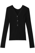 【マイ ウィークネス/MY WEAKNESS】のSigrid 2Way Rib Pullover ブラック|ID: prp329100004923458 ipo3291000000036943089
