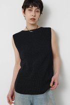 【ウィムガゼット/Whim Gazette】のペーパーノースリーブニット ブラック|ID: prp329100004923467 ipo3291000000036943128