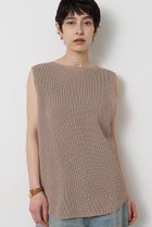 【ウィムガゼット/Whim Gazette】のペーパーノースリーブニット モカ|ID: prp329100004923467 ipo3291000000036943130