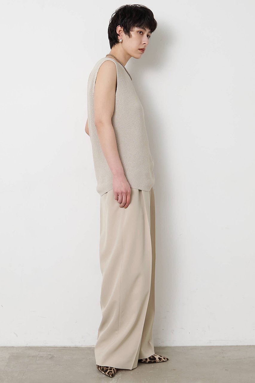 【ウィムガゼット/Whim Gazette】のペーパーノースリーブニット 人気、トレンドファッション・服の通販 founy(ファニー) 　ファッション　Fashion　レディースファッション　Fashion for Women　トップス・カットソー　Cut & Sew Tops　ニット　Knit Tops & Sweaters　キャミソール&ノースリーブ　Camisoles & Sleeveless Tops　カジュアルプルオーバー・ニットトップス　Pullovers & Knit Tops / Casual Pullovers　シンプル　Simple, Minimal　ノースリーブ　Sleeveless, No-Sleeve　エレガント 上品　Elegant　新作・新入荷　New Arrivals / New In　other-5|ID: prp329100004923467 ipo3291000000036943140