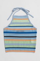 【メゾンスペシャル/MAISON SPECIAL】のBorder American Sleeve Knit Tank/ボーダーアメスリニットタンク BLU(ブルー)|ID: prp329100004923470 ipo3291000000036943150