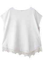 【アナイ/ANAYI】のレースヘムボクシープルオーバー ホワイト|ID: prp329100004923475 ipo3291000000036943182