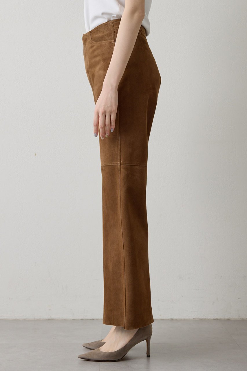 【ウィムガゼット/Whim Gazette】のゴートスエードパンツ 人気、トレンドファッション・服の通販 founy(ファニー) 　ファッション　Fashion　レディースファッション　Fashion for Women　パンツ　Pants & Trousers　なめらか　Smooth, Silky Texture　フレア　Flare, Flared　エレガント 上品　Elegant　新作・新入荷　New Arrivals / New In　other-7|ID: prp329100004923510 ipo3291000000036943456