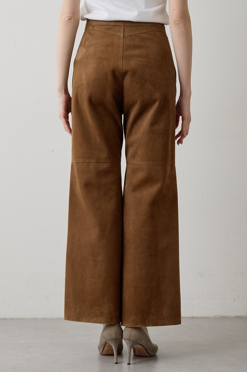 【ウィムガゼット/Whim Gazette】のゴートスエードパンツ 人気、トレンドファッション・服の通販 founy(ファニー) 　ファッション　Fashion　レディースファッション　Fashion for Women　パンツ　Pants & Trousers　なめらか　Smooth, Silky Texture　フレア　Flare, Flared　エレガント 上品　Elegant　新作・新入荷　New Arrivals / New In　other-8|ID: prp329100004923510 ipo3291000000036943458