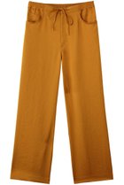 【デザイン ワークス/DESIGN WORKS】のヴィンテージサテンイージーパンツ マスタード|ID:prp329100004923514