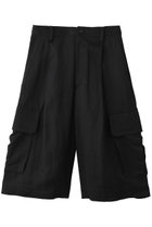 【シュタイン/ssstein】の【UNISEX】VIS/LI BRIGHT TWILL CARGO SHORT TROUSERS 人気、トレンドファッション・服の通販 founy(ファニー) ファッション Fashion レディースファッション Fashion for Women パンツ Pants & Trousers ショートパンツ・ハーフパンツ High-Waisted & Relaxed Shorts ユニセックス Unisex, Genderless クラシカル Classical, Vintage-Inspired サマー Summer, Summer Style ショート Short, Short Length ツイル Twist, Twisted Detail リネン Linen, Linen Fabric 夏 Summer 新作・新入荷 New Arrivals / New In thumbnail ブラック|ID: prp329100004923518 ipo3291000000036943493