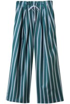 【マルティニーク/martinique】の【CURRENTAGE】ラッセルストライプジャージーパンツ グリーン|ID:prp329100004923522