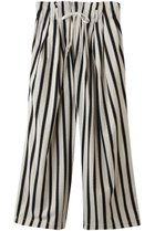 【マルティニーク/martinique】の【CURRENTAGE】ラッセルストライプジャージーパンツ ブラック|ID:prp329100004923522