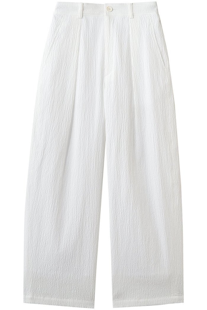 【スティーブンアラン/steven alan】のリップル コットン タック トラウザーズ インテリア・キッズ・メンズ・レディースファッション・服の通販 founy(ファニー) https://founy.com/ ファッション Fashion レディースファッション Fashion for Women パンツ Pants & Trousers おすすめ Recommended / Our Picks コンパクト Compact, Small Size セットアップ Set-Up, Coordinated Outfit 今季 This Season, Current Season 夏 Summer 新作・新入荷 New Arrivals / New In |ID: prp329100004923527 ipo3291000000036943547