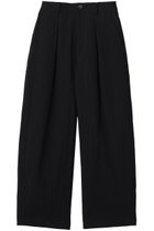 【スティーブンアラン/steven alan】のリップル コットン タック トラウザーズ ブラック|ID: prp329100004923527 ipo3291000000036943553