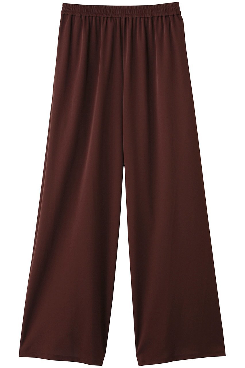 【デパリエ/DEPAREILLE】のトリアセテートジャージーワイドパンツ インテリア・キッズ・メンズ・レディースファッション・服の通販 founy(ファニー) 　ファッション　Fashion　レディースファッション　Fashion for Women　パンツ　Pants & Trousers　シンプル　Simple, Minimal　ドレープ　Drape, Draping Fabric　再入荷　Restock / Back in Stock　ボルドー|ID: prp329100004923536 ipo3291000000036943602