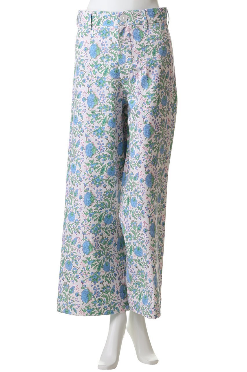 【エスゼット ブロックプリント/SZ Blockprints】のDISCO PANTS PADRA ワイドパンツ 人気、トレンドファッション・服の通販 founy(ファニー) 　ファッション　Fashion　レディースファッション　Fashion for Women　パンツ　Pants & Trousers　クロップド　Cropped, Short Length　シンプル　Simple, Minimal　フラワー　Flower, Floral　プリント　Print, Printed Pattern　ワイド　Wide, Wide Fit　新作・新入荷　New Arrivals / New In　other-2|ID: prp329100004923537 ipo3291000000036943621