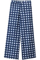 【エスゼット ブロックプリント/SZ Blockprints】のDISCO PANTS GINGHAM ワイドパンツ 人気、トレンドファッション・服の通販 founy(ファニー) ファッション Fashion レディースファッション Fashion for Women パンツ Pants & Trousers ギンガム Gingham, Gingham Fabric チェック Check, Plaid, Tartan ワイド Wide, Wide Fit 新作・新入荷 New Arrivals / New In thumbnail ネイビー|ID: prp329100004923540 ipo3291000000036943631