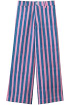 【エスゼット ブロックプリント/SZ Blockprints】のDISCO PANTS DOUBLE THICK STRIPE ワイドパンツ ピンク|ID: prp329100004923545 ipo3291000000036943653