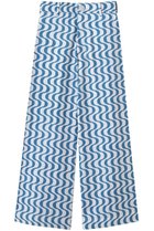 【エスゼット ブロックプリント/SZ Blockprints】のDISCO PANTS WAVY ワイドパンツ ブルー|ID: prp329100004923547 ipo3291000000036943665