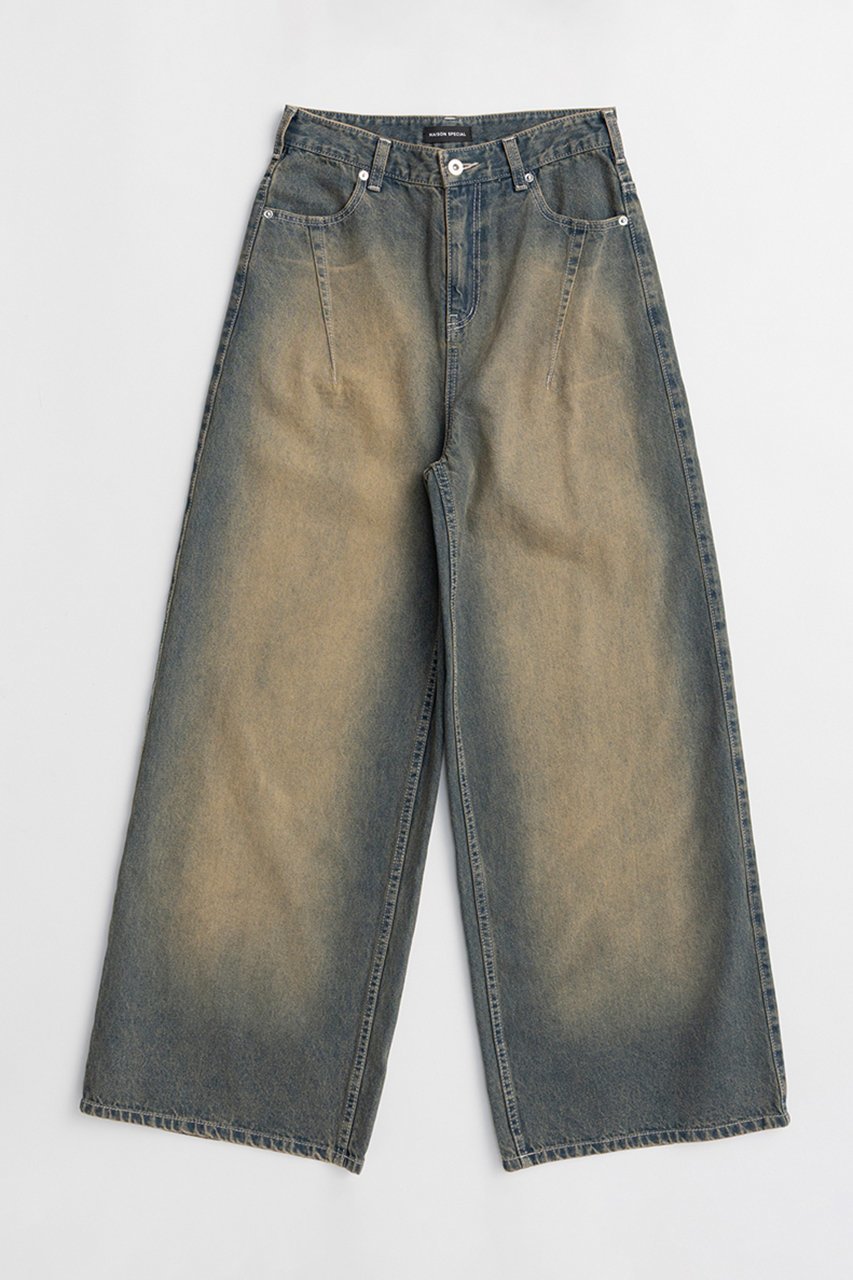 【メゾンスペシャル/MAISON SPECIAL】のHigh Blast Over-Dyed Denim Pants/ハイブラストオーバーダイデニムパンツ 人気、トレンドファッション・服の通販 founy(ファニー) 　ファッション　Fashion　レディースファッション　Fashion for Women　パンツ　Pants & Trousers　デニムパンツ・ジーンズ・美脚デニム　Denim Jeans & Pants　シンプル　Simple, Minimal　デニム　Denim, Jeans Material　ヴィンテージ　Vintage Style　再入荷　Restock / Back in Stock　 other-1|ID: prp329100004923552 ipo3291000000036943683