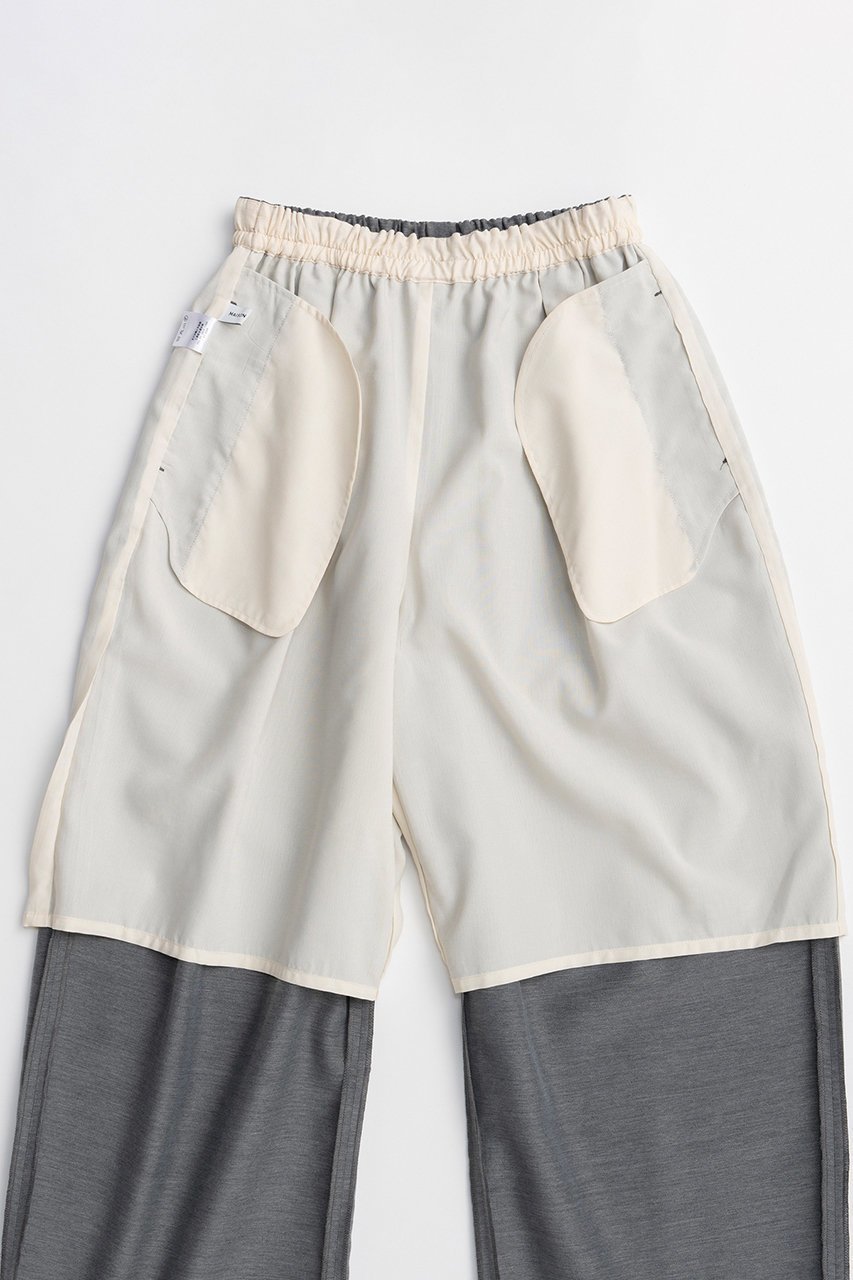 【メゾンスペシャル/MAISON SPECIAL】のSheer Suiting Easy Pants/シアースーチングイージーパンツ 人気、トレンドファッション・服の通販 founy(ファニー) 　ファッション　Fashion　レディースファッション　Fashion for Women　パンツ　Pants & Trousers　サマー　Summer, Summer Style　ジャケット　Jacket, Outerwear　セットアップ　Set-Up, Coordinated Outfit　バルーン　Balloon, Balloon Silhouette　リラックス　Relax, Relaxed Fit　エレガント 上品　Elegant　再入荷　Restock / Back in Stock　半袖　Short Sleeve, Half Sleeve　夏　Summer　other-7|ID: prp329100004923566 ipo3291000000036943795