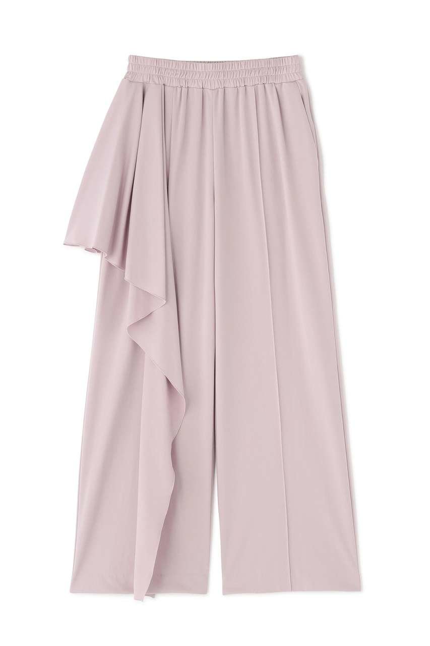 【アドーア/ADORE】のアシメラッフルパンツ インテリア・キッズ・メンズ・レディースファッション・服の通販 founy(ファニー) 　ファッション　Fashion　レディースファッション　Fashion for Women　パンツ　Pants & Trousers　アシンメトリー　Asymmetrical Style　ビッグ　Big, Oversized　ラッフル　Ruffle, Frill　リラックス　Relax, Relaxed Fit　ワイド　Wide, Wide Fit　エレガント 上品　Elegant　新作・新入荷　New Arrivals / New In　パープル|ID: prp329100004923580 ipo3291000000036943869
