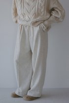 【エトレトウキョウ/ETRE TOKYO】の【4/16 19:00販売開始】コットンジャガードカーブパンツ オフホワイト|ID: prp329100004923590 ipo3291000000036943941