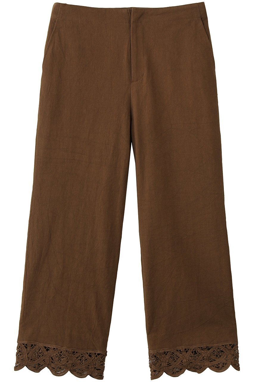 【シンゾーン/Shinzone】のBATTENBERG レースパンツ インテリア・キッズ・メンズ・レディースファッション・服の通販 founy(ファニー) 　ファッション　Fashion　レディースファッション　Fashion for Women　パンツ　Pants & Trousers　おすすめ　Recommended / Our Picks　クロップド　Cropped, Short Length　グラフィック　Graphic, Graphic Design　レース　Lace, Lace Fabric　夏　Summer　新作・新入荷　New Arrivals / New In　ブラウン|ID: prp329100004923600 ipo3291000000036943994