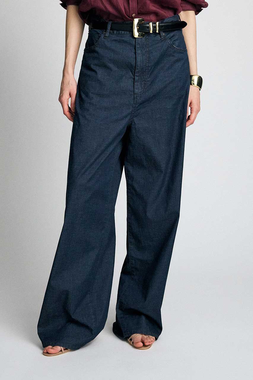 【ブリル/BRILL】のデニムワイドパンツ 人気、トレンドファッション・服の通販 founy(ファニー) 　ファッション　Fashion　レディースファッション　Fashion for Women　パンツ　Pants & Trousers　デニムパンツ・ジーンズ・美脚デニム　Denim Jeans & Pants　ストレート　Straight, Straight Cut　デニム　Denim, Jeans Material　再入荷　Restock / Back in Stock　other-2|ID: prp329100004923611 ipo3291000000036944070