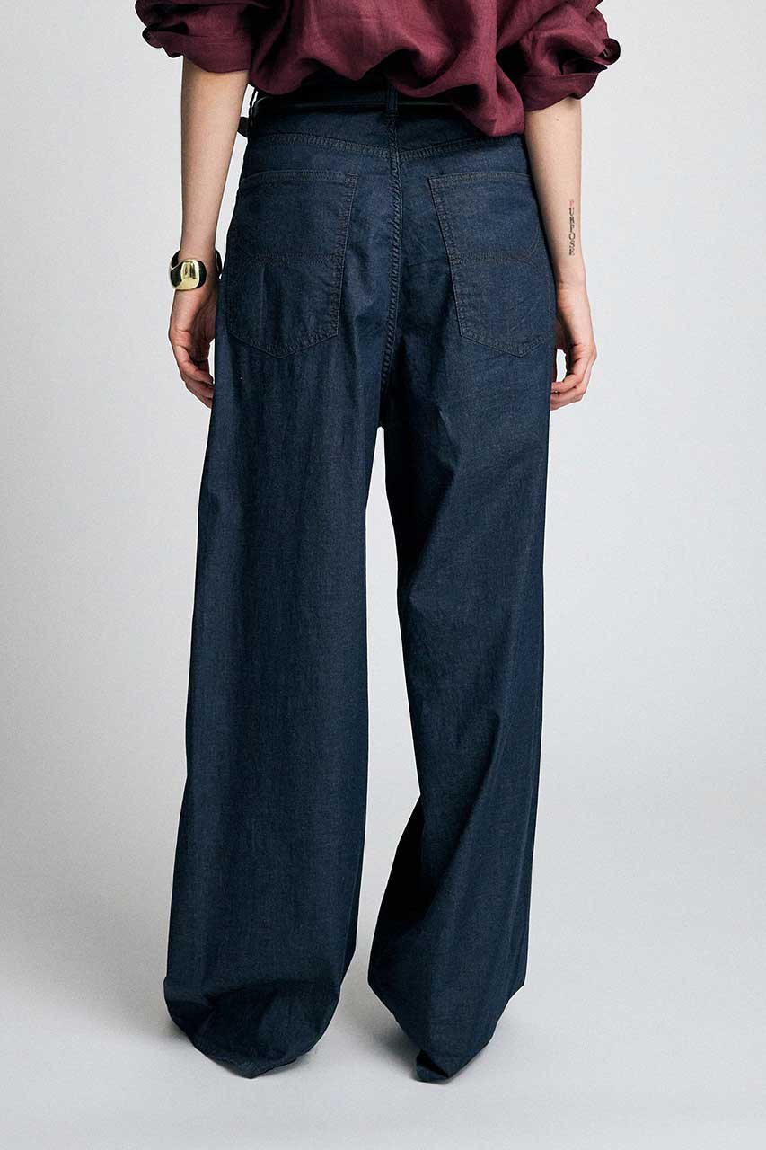 【ブリル/BRILL】のデニムワイドパンツ 人気、トレンドファッション・服の通販 founy(ファニー) 　ファッション　Fashion　レディースファッション　Fashion for Women　パンツ　Pants & Trousers　デニムパンツ・ジーンズ・美脚デニム　Denim Jeans & Pants　ストレート　Straight, Straight Cut　デニム　Denim, Jeans Material　再入荷　Restock / Back in Stock　other-5|ID: prp329100004923611 ipo3291000000036944078