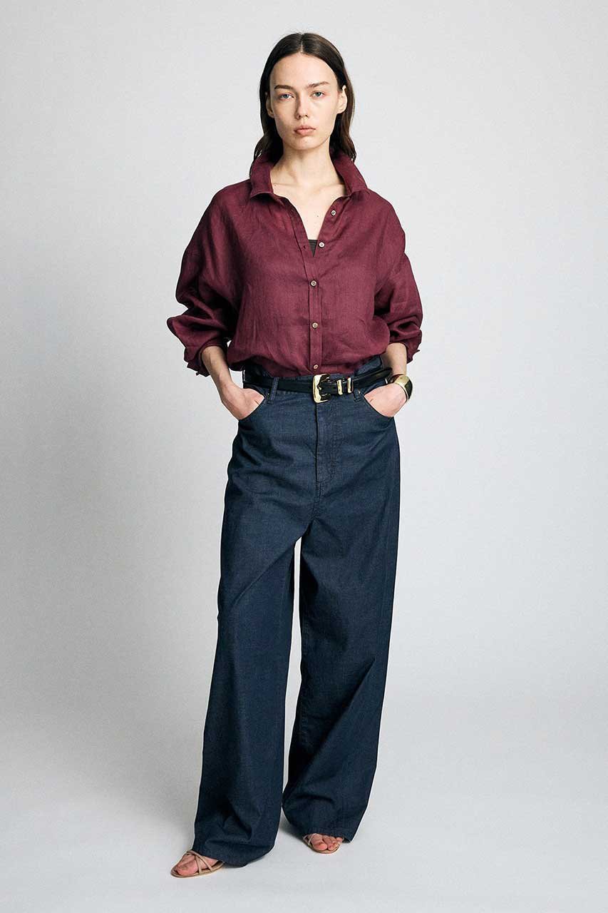 【ブリル/BRILL】のデニムワイドパンツ 人気、トレンドファッション・服の通販 founy(ファニー) 　ファッション　Fashion　レディースファッション　Fashion for Women　パンツ　Pants & Trousers　デニムパンツ・ジーンズ・美脚デニム　Denim Jeans & Pants　ストレート　Straight, Straight Cut　デニム　Denim, Jeans Material　再入荷　Restock / Back in Stock　other-6|ID: prp329100004923611 ipo3291000000036944080