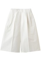 【ブラミンク/BLAMINK】のコットンシルクバミューダパンツ オフホワイト|ID:prp329100004923646