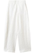 【プレインピープル/PLAIN PEOPLE】のラッセルジャカードカーブパンツ ホワイト|ID: prp329100004923657 ipo3291000000036944356