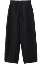 【プレインピープル/PLAIN PEOPLE】のラッセルジャカードカーブパンツ ブラック|ID: prp329100004923657 ipo3291000000036944359