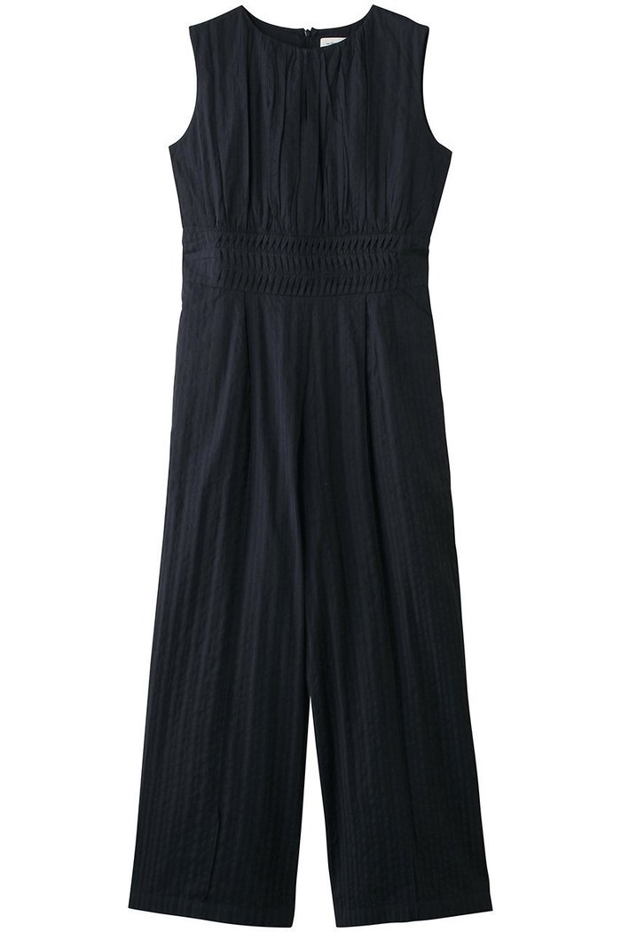 【ヌキテパ/NE QUITTEZ PAS】のCotton Wave Tuck オールインワン インテリア・キッズ・メンズ・レディースファッション・服の通販 founy(ファニー) https://founy.com/ ファッション Fashion レディースファッション Fashion for Women パンツ Pants & Trousers ギャザー Gathered, Ruffled シューズ Shoes, Footwear スリット Slit, Slit Detail センター Center, Center Line リゾート Resort, Vacation Style 新作・新入荷 New Arrivals / New In |ID: prp329100004923665 ipo3291000000036944401