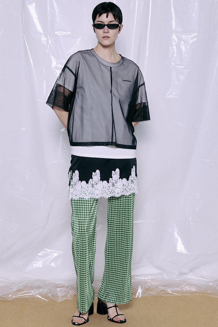 【メゾンスペシャル/MAISON SPECIAL】のGingham Check Pleated Pants/ギンガムチェックプリーツパンツ 人気、トレンドファッション・服の通販 founy(ファニー) 　ファッション　Fashion　レディースファッション　Fashion for Women　パンツ　Pants & Trousers　カットソー　Cut and Sewn Top　ギンガム　Gingham, Gingham Fabric　クリスタル　Crystal, Swarovski　グラフィック　Graphic, Graphic Design　ジャケット　Jacket, Outerwear　チェック　Check, Plaid, Tartan　プリーツ　Pleats, Pleated　新作・新入荷　New Arrivals / New In　楽ちん　Easy Fit, Comfortable　other-4|ID: prp329100004923680 ipo3291000000036944506