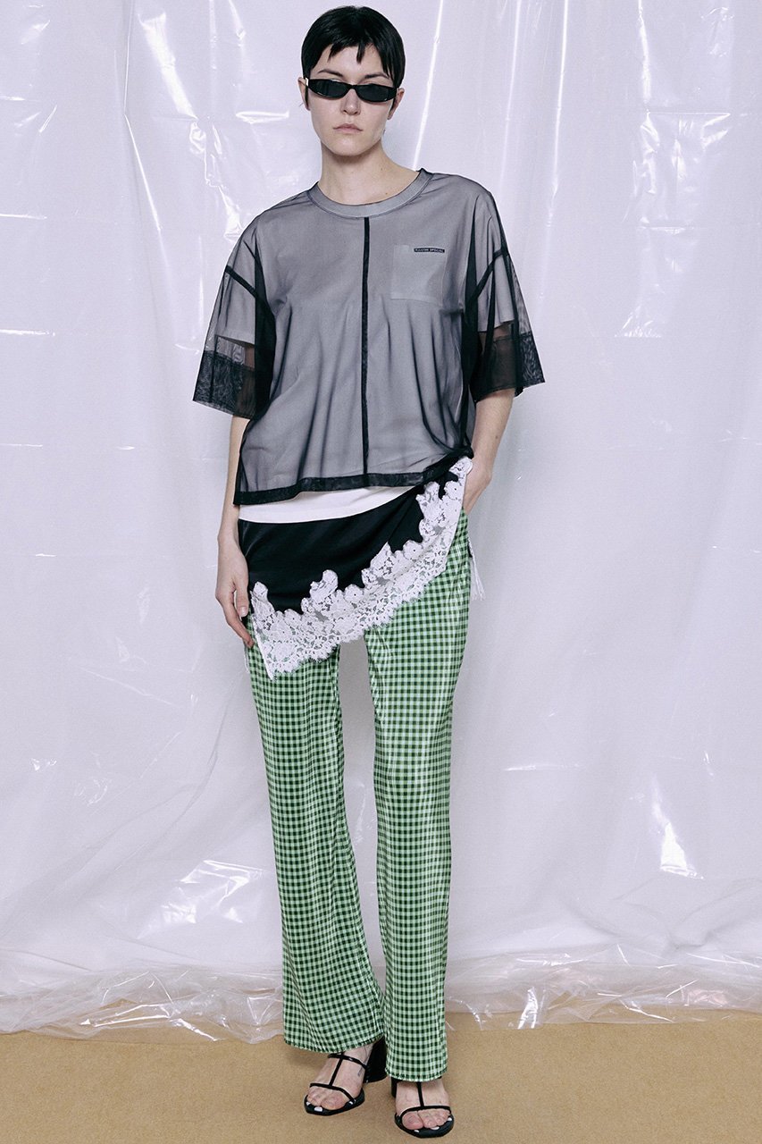 【メゾンスペシャル/MAISON SPECIAL】のGingham Check Pleated Pants/ギンガムチェックプリーツパンツ 人気、トレンドファッション・服の通販 founy(ファニー) 　ファッション　Fashion　レディースファッション　Fashion for Women　パンツ　Pants & Trousers　カットソー　Cut and Sewn Top　ギンガム　Gingham, Gingham Fabric　クリスタル　Crystal, Swarovski　グラフィック　Graphic, Graphic Design　ジャケット　Jacket, Outerwear　チェック　Check, Plaid, Tartan　プリーツ　Pleats, Pleated　新作・新入荷　New Arrivals / New In　楽ちん　Easy Fit, Comfortable　other-5|ID: prp329100004923680 ipo3291000000036944508