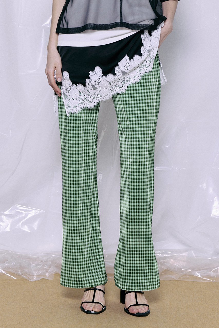 【メゾンスペシャル/MAISON SPECIAL】のGingham Check Pleated Pants/ギンガムチェックプリーツパンツ 人気、トレンドファッション・服の通販 founy(ファニー) 　ファッション　Fashion　レディースファッション　Fashion for Women　パンツ　Pants & Trousers　カットソー　Cut and Sewn Top　ギンガム　Gingham, Gingham Fabric　クリスタル　Crystal, Swarovski　グラフィック　Graphic, Graphic Design　ジャケット　Jacket, Outerwear　チェック　Check, Plaid, Tartan　プリーツ　Pleats, Pleated　新作・新入荷　New Arrivals / New In　楽ちん　Easy Fit, Comfortable　other-8|ID: prp329100004923680 ipo3291000000036944515