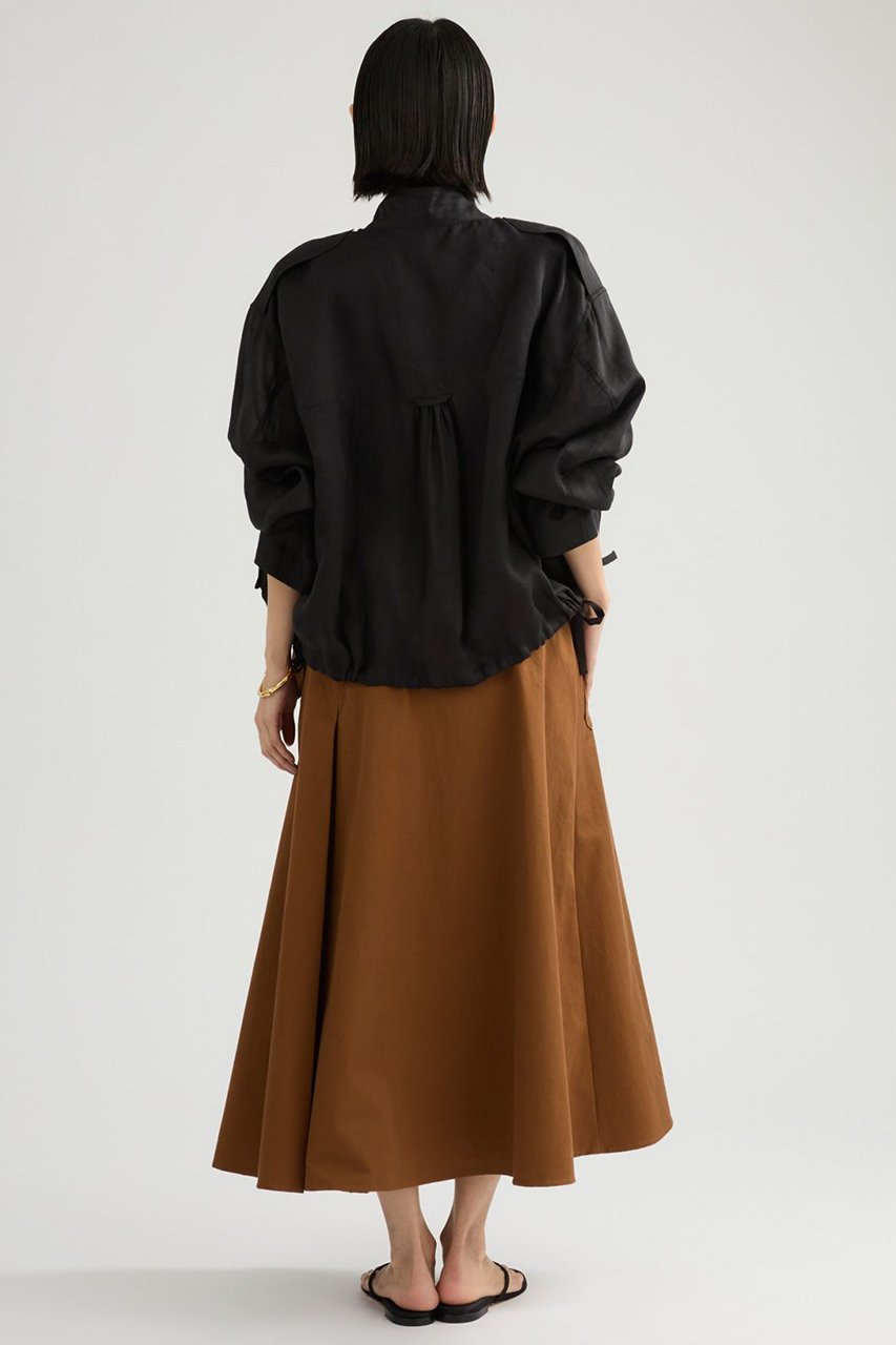 【カオス/Chaos】のペルラスカート 人気、トレンドファッション・服の通販 founy(ファニー) 　ファッション　Fashion　レディースファッション　Fashion for Women　スカート　Skirts　パンツ　Pants & Trousers　アクリル　Acrylic Material　コンパクト　Compact, Small Size　コーティング　Coating, Coated Finish　スリット　Slit, Slit Detail　フォルム　Silhouette, Form　ラップ　Wrap, Wrap Design　ランダム　Random, Irregular　リラックス　Relax, Relaxed Fit　おすすめ　Recommended / Our Picks　新作・新入荷　New Arrivals / New In　other-4|ID: prp329100004923693 ipo3291000000036944593