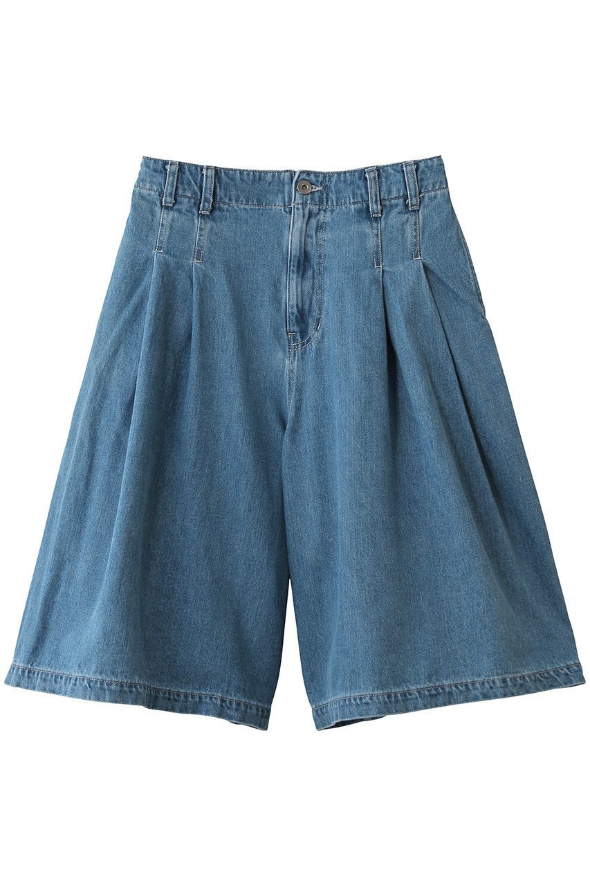 【ミズイロ インド/mizuiro ind】のhigh waist wide half PT パンツ インテリア・キッズ・メンズ・レディースファッション・服の通販 founy(ファニー) 　ファッション　Fashion　レディースファッション　Fashion for Women　パンツ　Pants & Trousers　トレンド　Trend, Trending Now　フレア　Flare, Flared　ベスト　Vest, Waistcoat　冬　Winter / This Winter　夏　Summer　新作・新入荷　New Arrivals / New In　l.blue|ID: prp329100004923715 ipo3291000000036944735