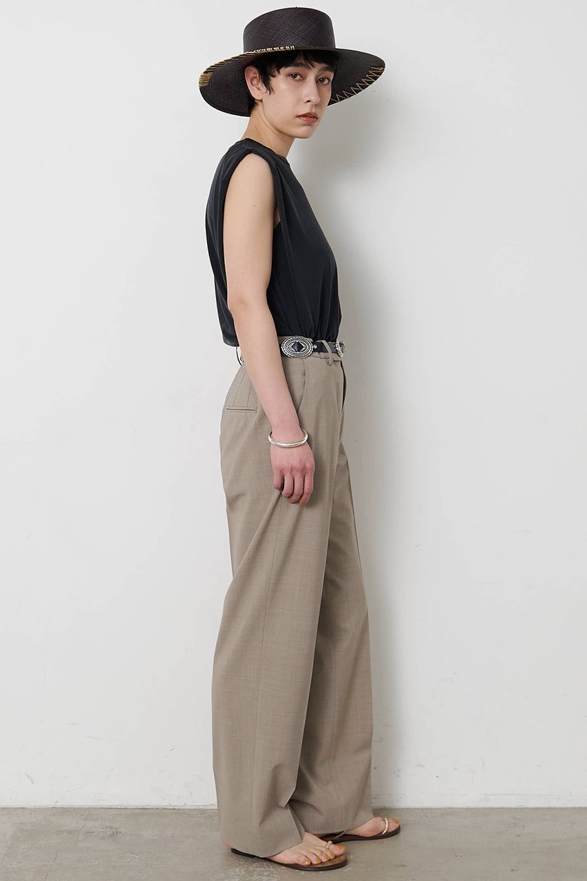 【ウィムガゼット/Whim Gazette】の平織りストレッチパンツ 人気、トレンドファッション・服の通販 founy(ファニー) 　ファッション　Fashion　レディースファッション　Fashion for Women　パンツ　Pants & Trousers　ジャケット　Jacket, Outerwear　ストレッチ　Stretch, Stretchy Fabric　ベーシック　Basic, Essential　マニッシュ　Mannish, Boyish　リラックス　Relax, Relaxed Fit　エレガント 上品　Elegant　新作・新入荷　New Arrivals / New In　other-5|ID: prp329100004923720 ipo3291000000036944778