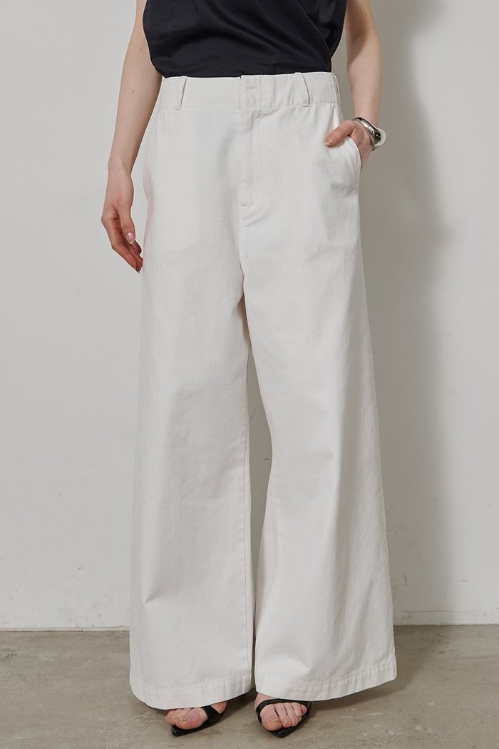 【ウィムガゼット/Whim Gazette】のワンウォッシュチノパンツ インテリア・キッズ・メンズ・レディースファッション・服の通販 founy(ファニー) https://founy.com/ ファッション Fashion レディースファッション Fashion for Women パンツ Pants & Trousers シンプル Simple, Minimal バランス Balance, Style Balance ワイド Wide, Wide Fit 新作・新入荷 New Arrivals / New In |ID: prp329100004923723 ipo3291000000036944787