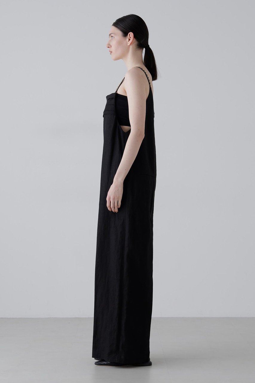 【アドーア/ADORE】のデラヴェライク麻コンビネゾン 人気、トレンドファッション・服の通販 founy(ファニー) 　ファッション　Fashion　レディースファッション　Fashion for Women　パンツ　Pants & Trousers　コンビネゾン　Jumpsuit, All-in-One　ストレート　Straight, Straight Cut　チェーン　Chain, Chain Strap　フロント　Front, Front Design　ルーズ　Loose, Oversized　再入荷　Restock / Back in Stock　other-3|ID: prp329100004923735 ipo3291000000036944876