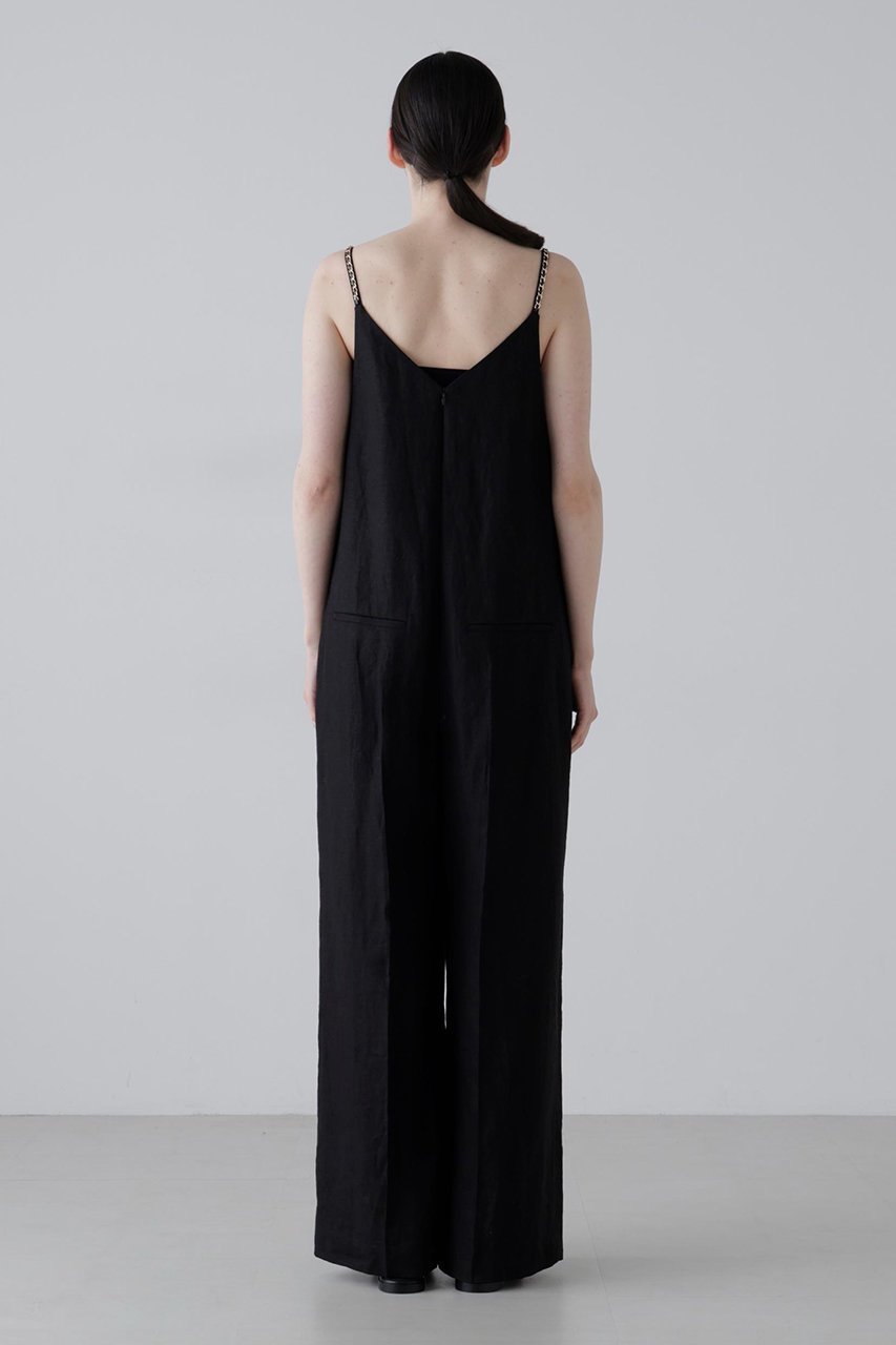 【アドーア/ADORE】のデラヴェライク麻コンビネゾン 人気、トレンドファッション・服の通販 founy(ファニー) 　ファッション　Fashion　レディースファッション　Fashion for Women　パンツ　Pants & Trousers　コンビネゾン　Jumpsuit, All-in-One　ストレート　Straight, Straight Cut　チェーン　Chain, Chain Strap　フロント　Front, Front Design　ルーズ　Loose, Oversized　再入荷　Restock / Back in Stock　other-4|ID: prp329100004923735 ipo3291000000036944879