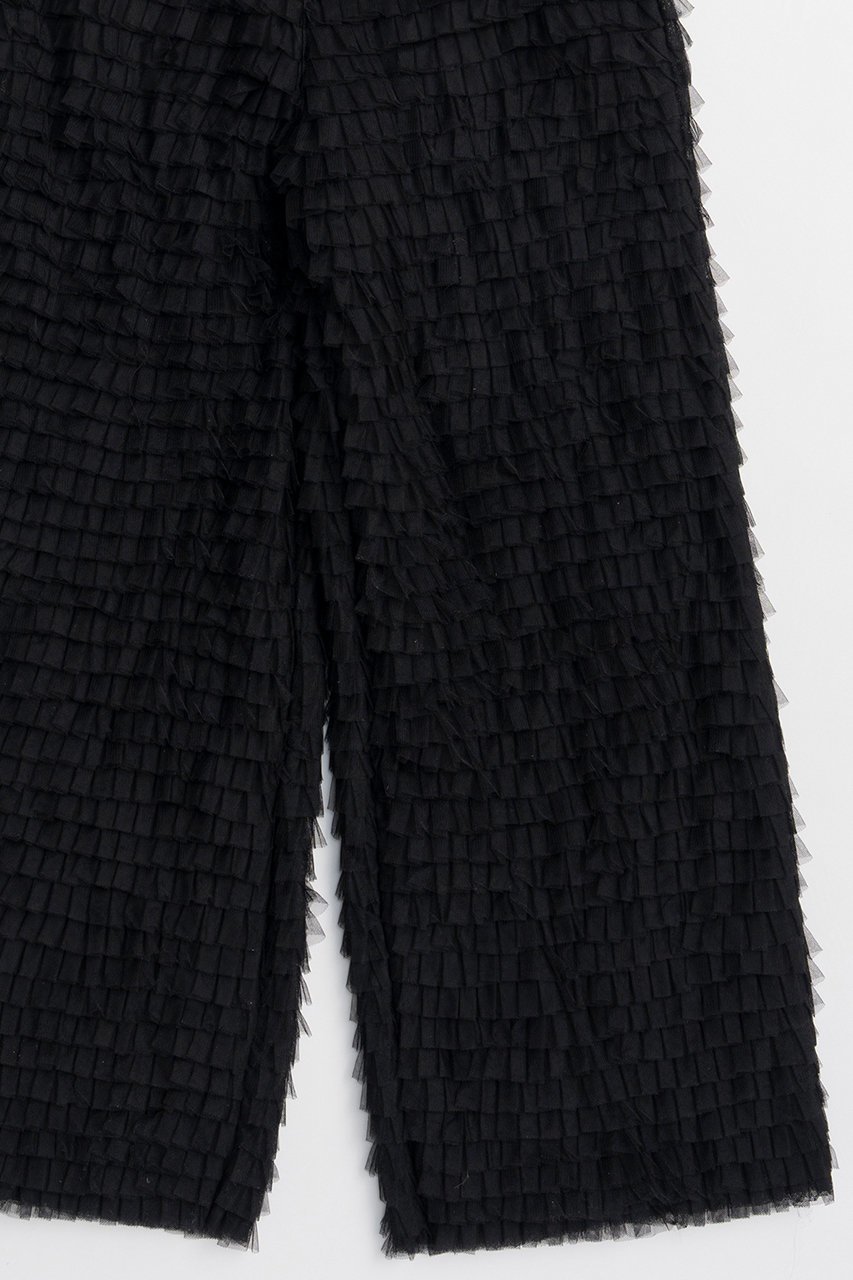 【メゾンスペシャル/MAISON SPECIAL】のTulle Tiered Easy Pants/チュールティアードイージーパンツ 人気、トレンドファッション・服の通販 founy(ファニー) 　ファッション　Fashion　レディースファッション　Fashion for Women　パンツ　Pants & Trousers　ショート　Short, Short Length　チュール　Tulip, Tulip Motif　ティアード　Tiered, Tiered Style　ワイド　Wide, Wide Fit　新作・新入荷　New Arrivals / New In　other-3|ID: prp329100004923744 ipo3291000000036944946