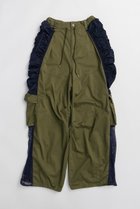 【メゾンスペシャル/MAISON SPECIAL】のBicolor Cargo Pants/バイカラーカーゴパンツ KHK(カーキ)|ID: prp329100004923756 ipo3291000000036945062
