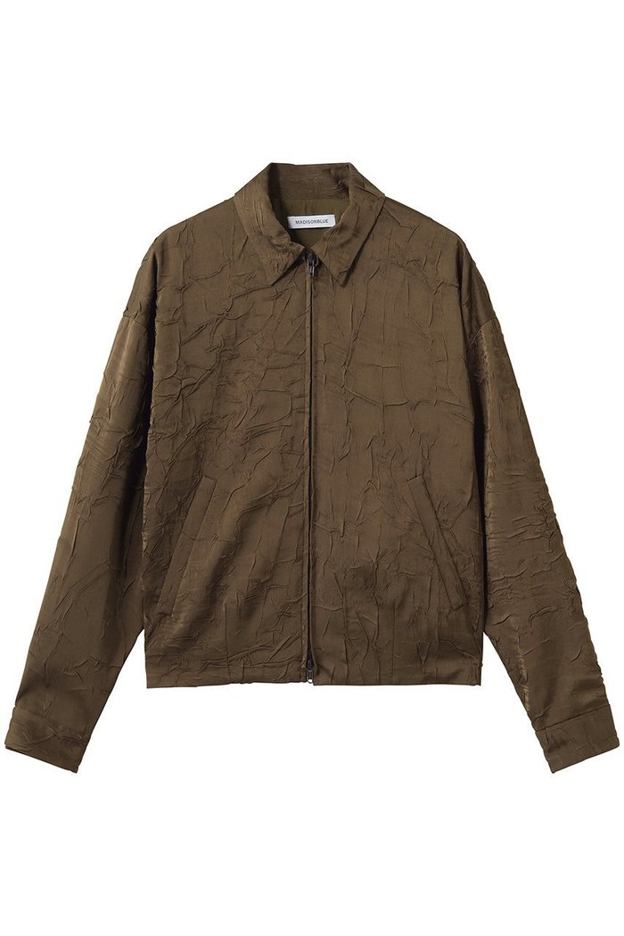 【マディソンブルー/MADISONBLUE】のCOMPACT DRESS DEAN JK SATIN ドレスジャケット インテリア・キッズ・メンズ・レディースファッション・服の通販 founy(ファニー) https://founy.com/ ファッション Fashion レディースファッション Fashion for Women アウター Coat / Outerwear Collection レディースジャケット・軽アウター Jackets ブルゾンジャケット・スポーティアウター Blouson Jackets ワンピース Dresses フォーマル・パーティードレス・結婚式用ドレス Elegant & Casual Dresses サテン Satin, Glossy Fabric ジャケット Jacket, Outerwear ドット Polka Dot, Dot Pattern ドレス Dress, One-Piece ドレープ Drape, Draping Fabric パターン Pattern, Design Print ブルゾン Blouson, Bomber Jacket ボンディング Bonding, Bonded Fabric ワッシャー Washer, Crinkled Finish ヴィンテージ Vintage Style 再入荷 Restock / Back in Stock |ID: prp329100004923762 ipo3291000000036945101