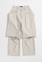 【メゾンスペシャル/MAISON SPECIAL】のLayered Denim Pants/レイヤードデニムパンツ L.GRY(ライトグレー)|ID: prp329100004923765 ipo3291000000036945131