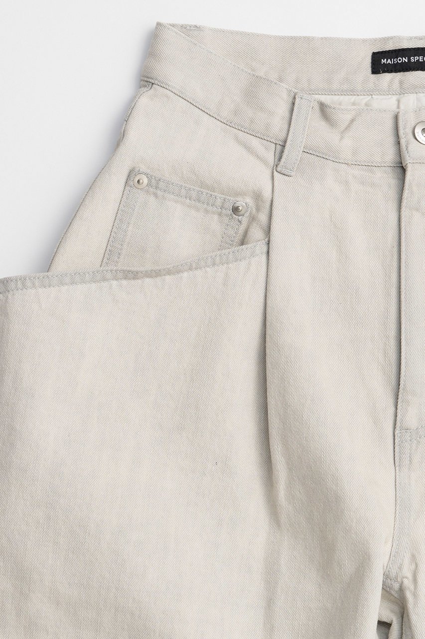 【メゾンスペシャル/MAISON SPECIAL】のLayered Denim Pants/レイヤードデニムパンツ 人気、トレンドファッション・服の通販 founy(ファニー) 　ファッション　Fashion　レディースファッション　Fashion for Women　パンツ　Pants & Trousers　デニムパンツ・ジーンズ・美脚デニム　Denim Jeans & Pants　スリット　Slit, Slit Detail　デニム　Denim, Jeans Material　ハーフ　Half, Half-Length　バランス　Balance, Style Balance　フォルム　Silhouette, Form　ロング　Long, Long-Length　新作・新入荷　New Arrivals / New In　other-4|ID: prp329100004923765 ipo3291000000036945143