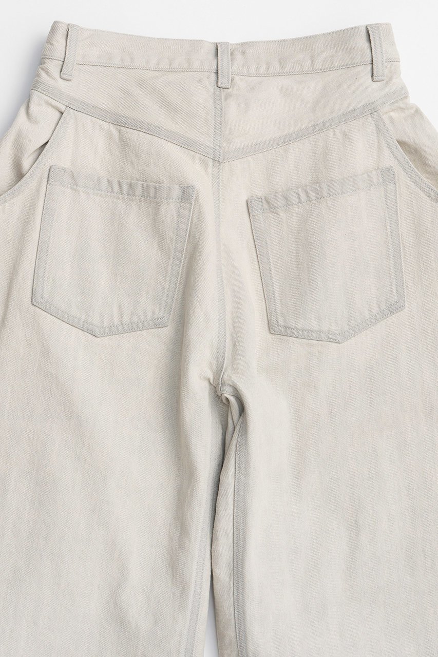 【メゾンスペシャル/MAISON SPECIAL】のLayered Denim Pants/レイヤードデニムパンツ 人気、トレンドファッション・服の通販 founy(ファニー) 　ファッション　Fashion　レディースファッション　Fashion for Women　パンツ　Pants & Trousers　デニムパンツ・ジーンズ・美脚デニム　Denim Jeans & Pants　スリット　Slit, Slit Detail　デニム　Denim, Jeans Material　ハーフ　Half, Half-Length　バランス　Balance, Style Balance　フォルム　Silhouette, Form　ロング　Long, Long-Length　新作・新入荷　New Arrivals / New In　other-7|ID: prp329100004923765 ipo3291000000036945154