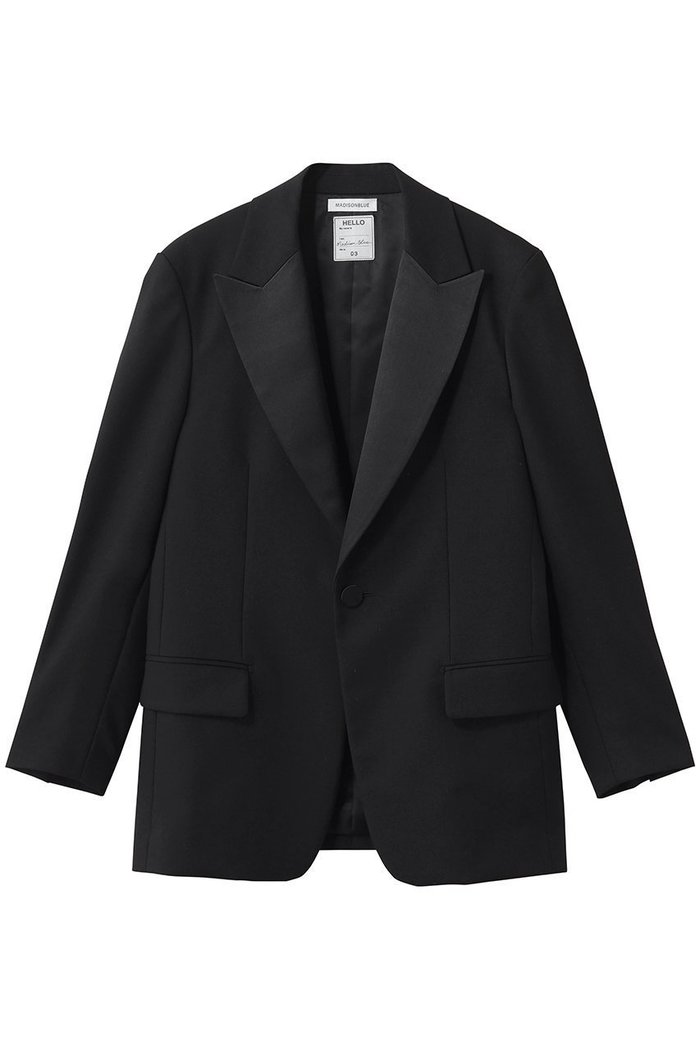 【マディソンブルー/MADISONBLUE】の【UNISEX】TUXEDO JK MNS タキシードジャケット インテリア・キッズ・メンズ・レディースファッション・服の通販 founy(ファニー) https://founy.com/ ファッション Fashion レディースファッション Fashion for Women アウター Coat / Outerwear Collection レディースジャケット・軽アウター Jackets ユニセックス Unisex, Genderless おすすめ Recommended / Our Picks シルク Silk, 100% Silk ジャケット Jacket, Outerwear デニム Denim, Jeans Material 別注 Limited Edition, Custom Order 新作・新入荷 New Arrivals / New In |ID: prp329100004923771 ipo3291000000036945162